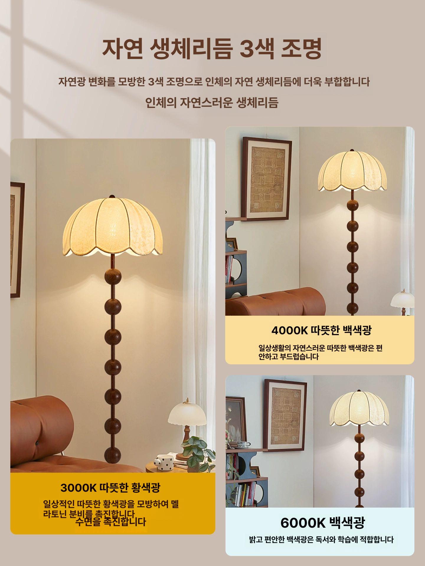 엔틱 장스텐드 무드등스탠드 조명 인테리어 장스탠드 변광 북유럽 카페 등 빈티지 램프 - 상세 이미지 3