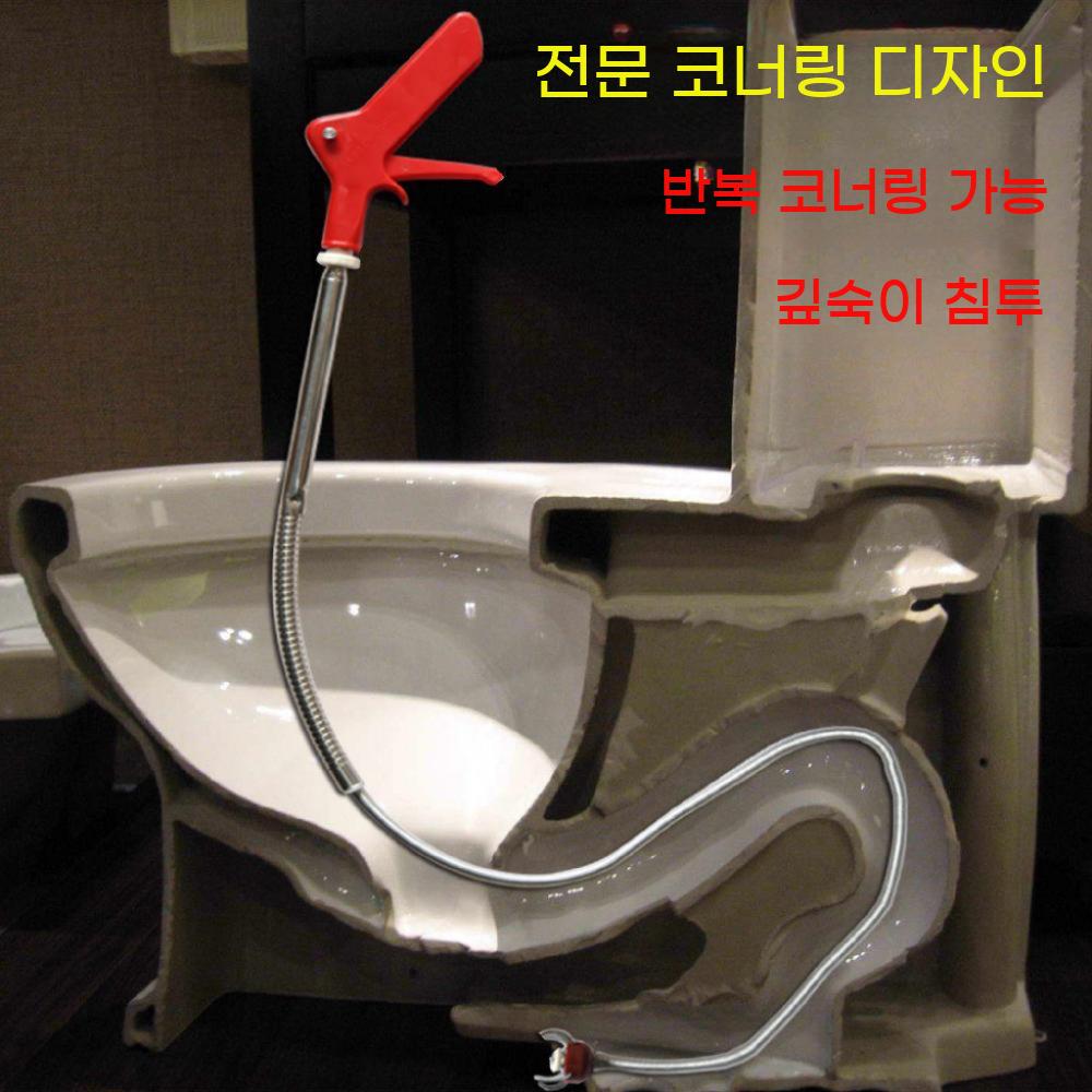 배관 집게 뚫어집게 하수구 파이프 청소기 이물질 막힘 - 상세 이미지 4