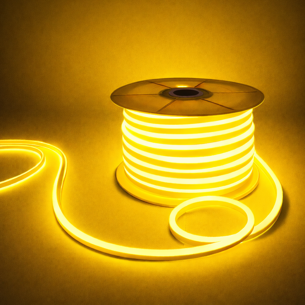 선세이브 LED바 네온플렉스 7W 전구색 50m 논네온 줄조명 스트립 플렉시블 인테리어조명