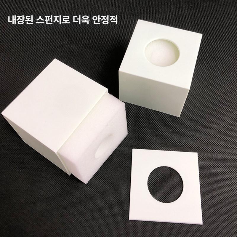 마이크 커버 박스 빌보드 사인 로고 아크릴 정사각형 8X7 화이트 - 상세 이미지 3