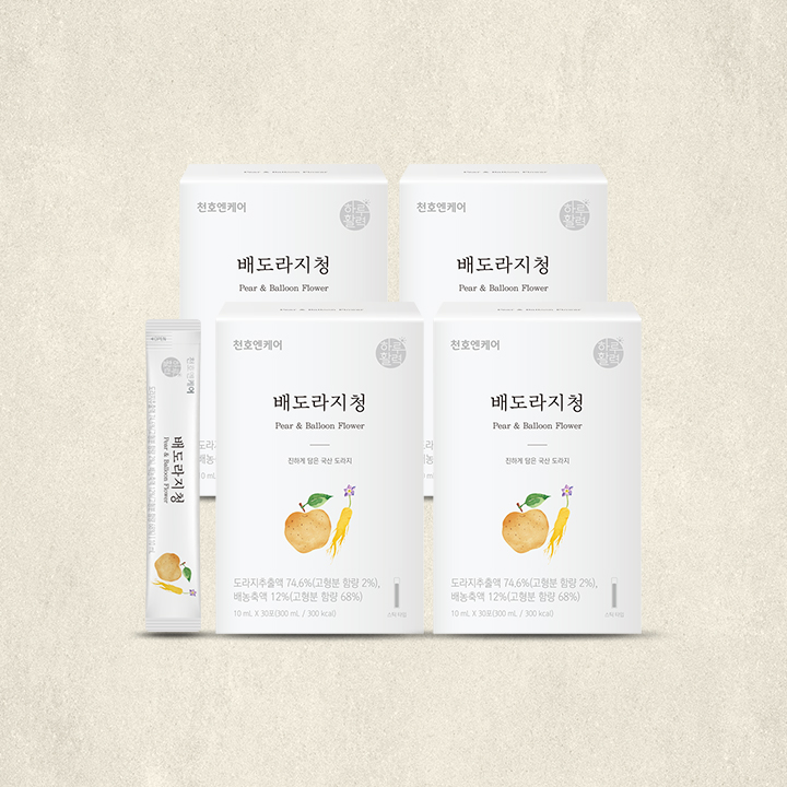 천호엔케어 국산 생 도라지 약도라지 배도라지청 스틱 30포, 4개 상품 이미지