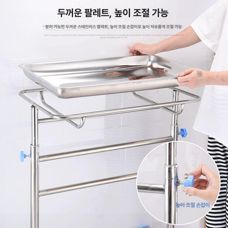 병원 드레싱 카트 의료용 트롤리 이동식 처치카 진료실 웨건 - 상세 이미지 2