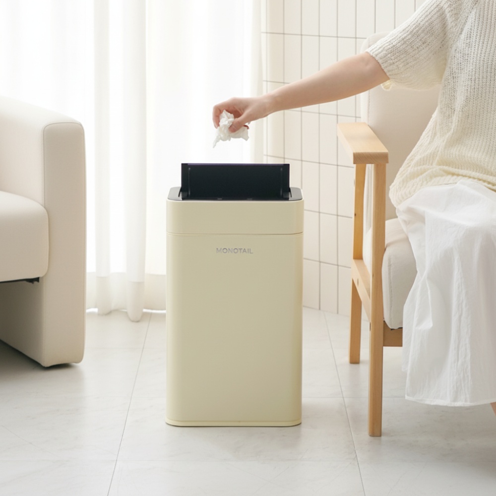 자동센서휴지통 스마트쓰레기통 20L 저소음 센서쓰레기통 - 상품 이미지