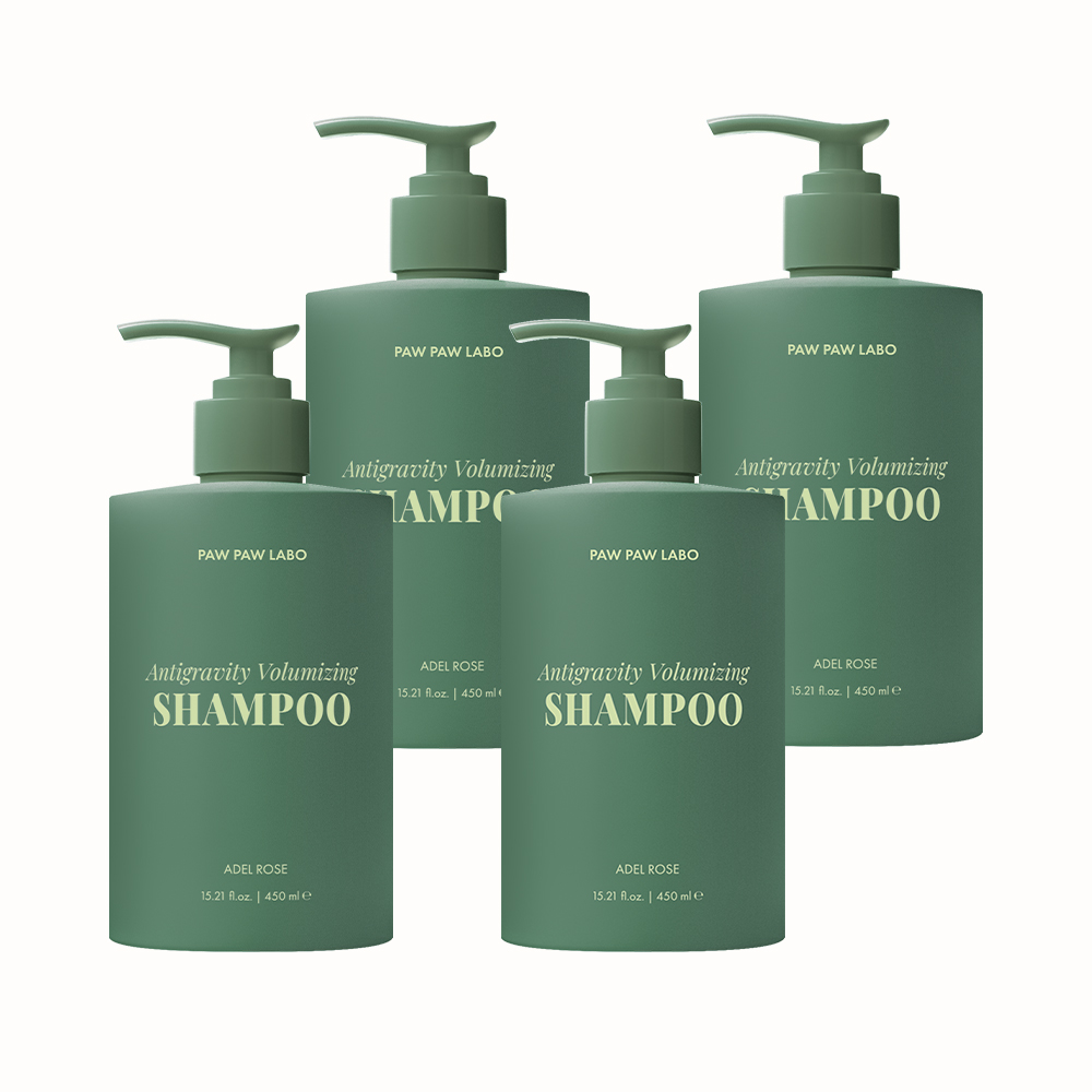 [포포라보] 포포 볼륨 탈모 샴푸 450ml, 4개 - 상품 이미지