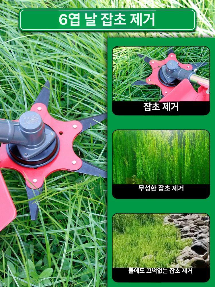 코어 논갈이 예초기 잡초 제초날 쟁기 칼날 논전용 8 1인치 잔디 구동 바퀴+고정 나사 - 상세 이미지 4