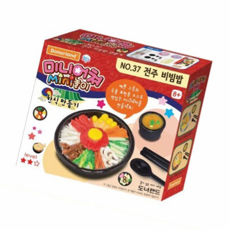 음식미니어쳐 한식미니어처 미니어처 만들기 놀이 한식 전주비빔밥