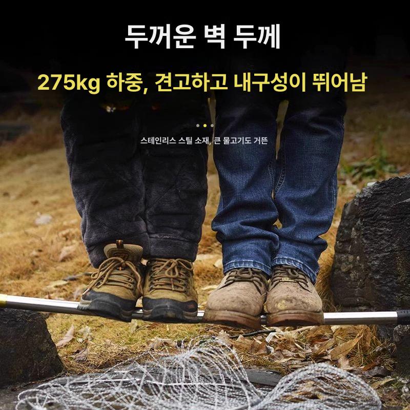 조절봉 알루미늄봉 막대기 다용도장대 감따는기구 긴장대 1.5m 골드 후크 후크+톱 - 상세 이미지 3