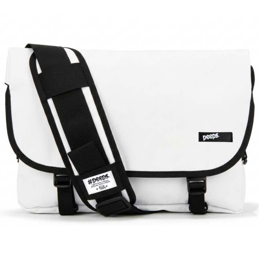 [핍스]PEEPS essential messenger bag 유스메신저백 WHITE