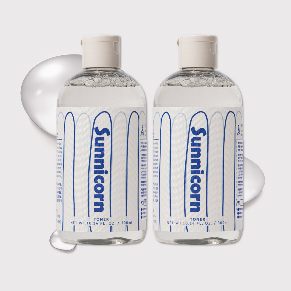써니콘 비건 토너 아임프라우드 카밍 토너 함초 진정 민감성 속보습 300ml, 2개 - 상품 이미지
