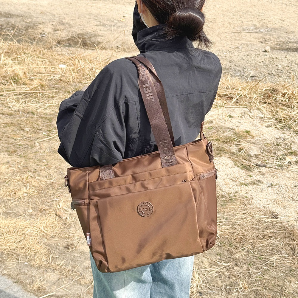 가벼운 빅사이즈 숄더백 나일론 천가방 경량 라지 크로스 여행 숄더백 보부상가방 - 상세 이미지 3
