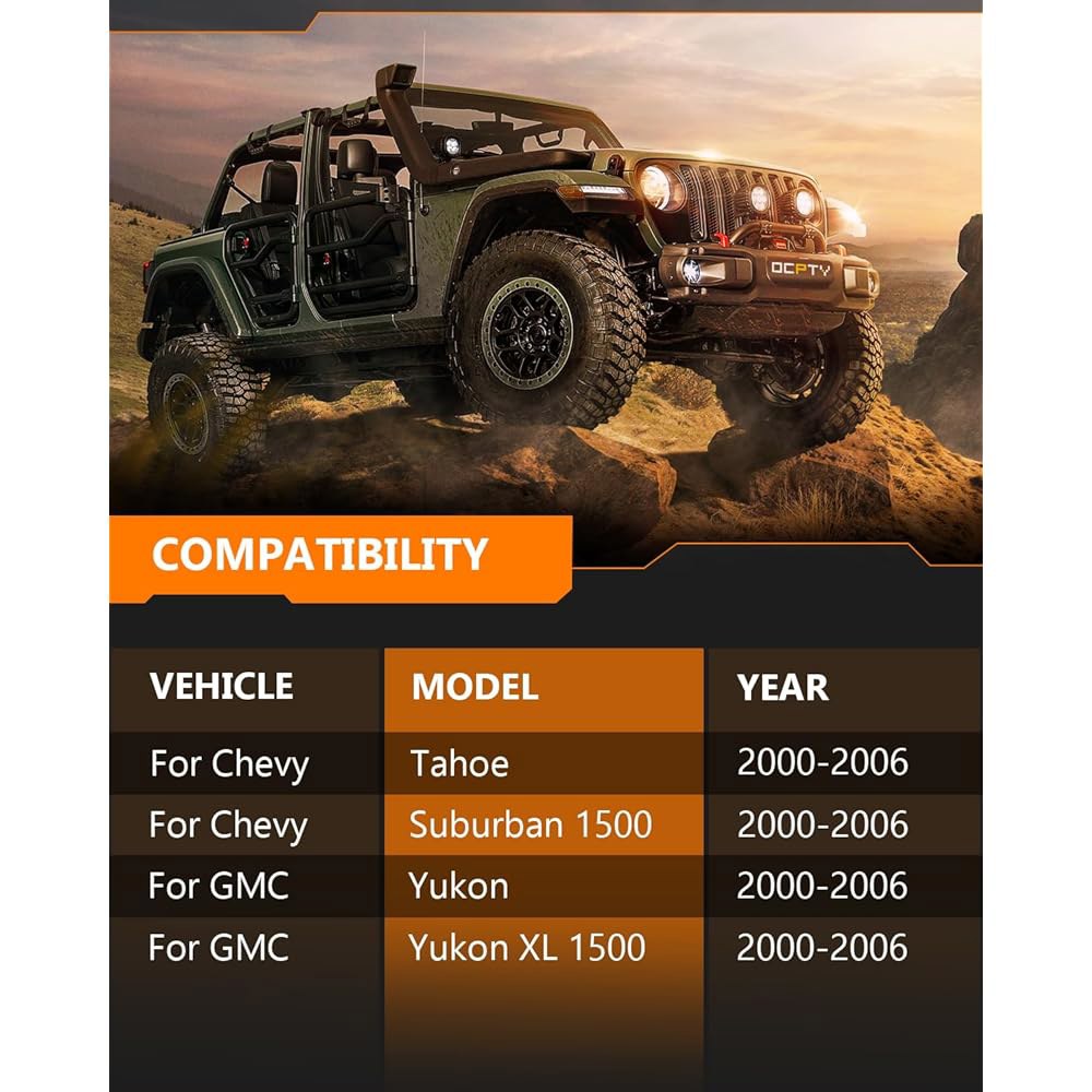 쇼크, OCPTY 4배 전방 충격 흡수기 2002-2006 쉐보레 아발란체 1500 RWD, 2000-2006 어번 / 타호 4WD RWD GMC 유콘 XL 344381 34438 - 상세 이미지 3