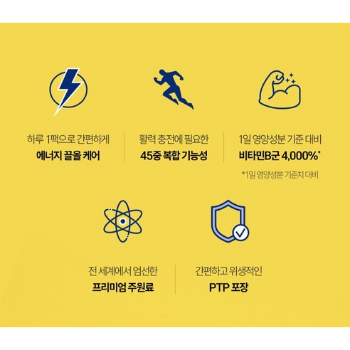 JW중외제약 끌올팩 데일리팩 올인원데이팩 에너지 올인원 영양제 하루한포 30포, 2개 - 상세 이미지 3