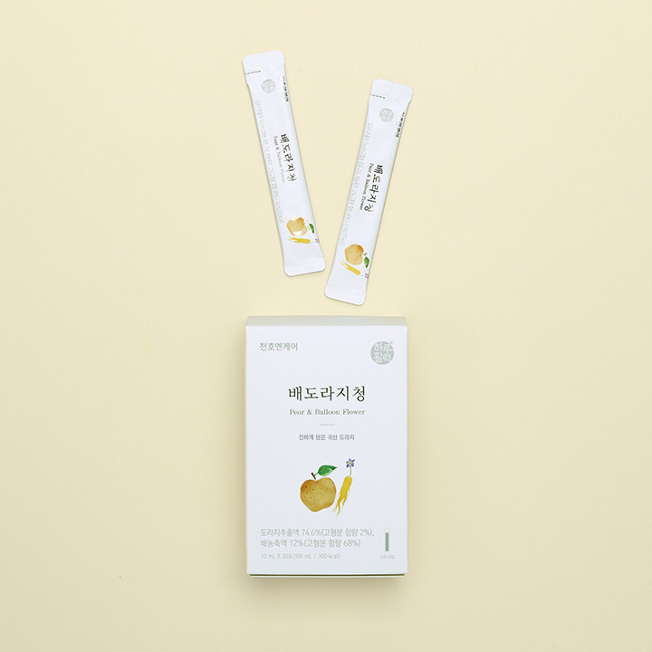 천호엔케어 국산 생 도라지 약도라지 배도라지청 스틱 30포, 4개 사진 2