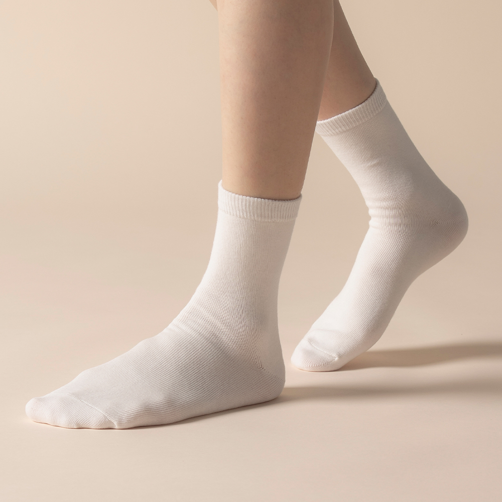 삭피엔스 여자 톡톡한 36g 중목 무지 양말 8켤레 세트 N배송