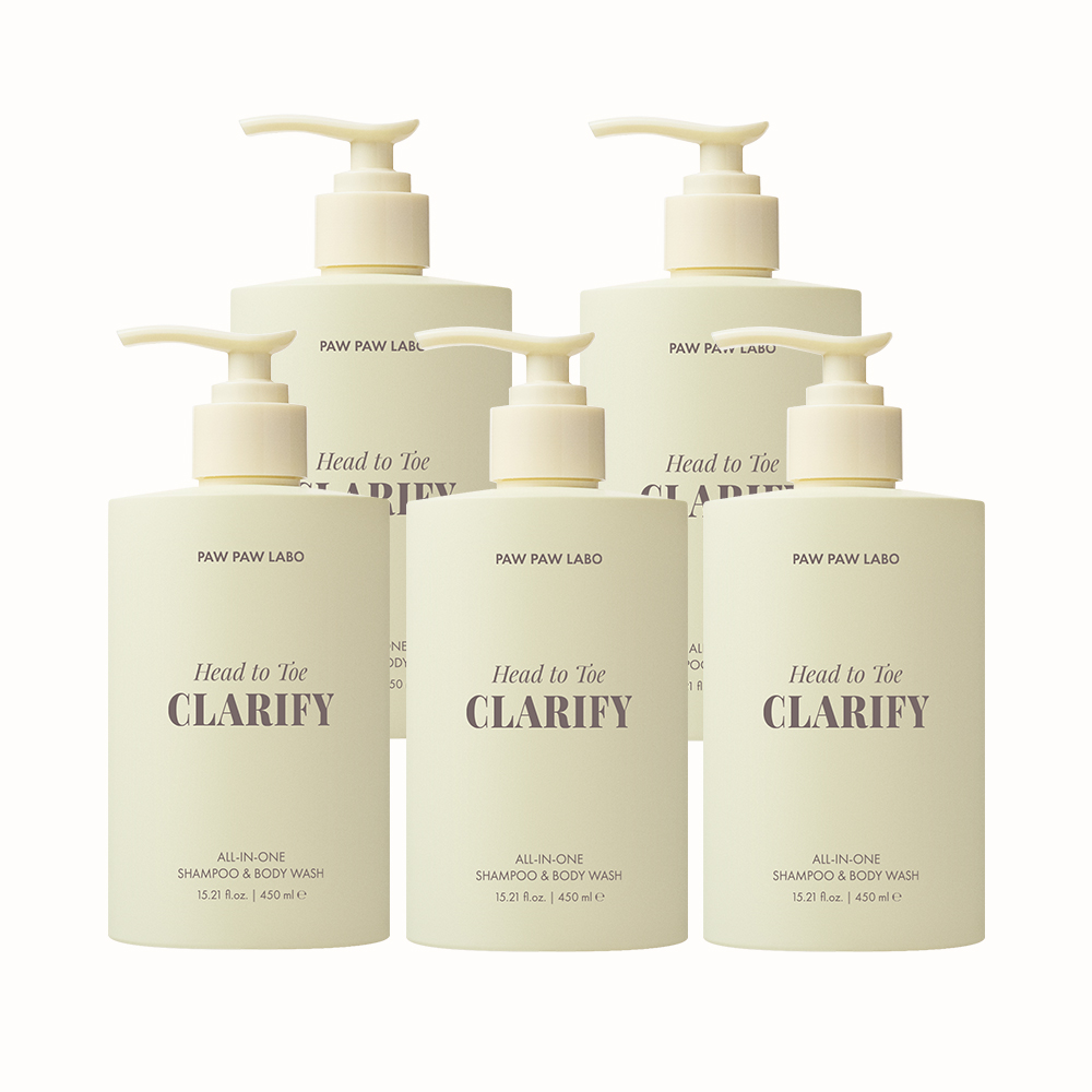 [포포라보] 포포 올인원 샴푸 450ml, 5개 - 상품 이미지