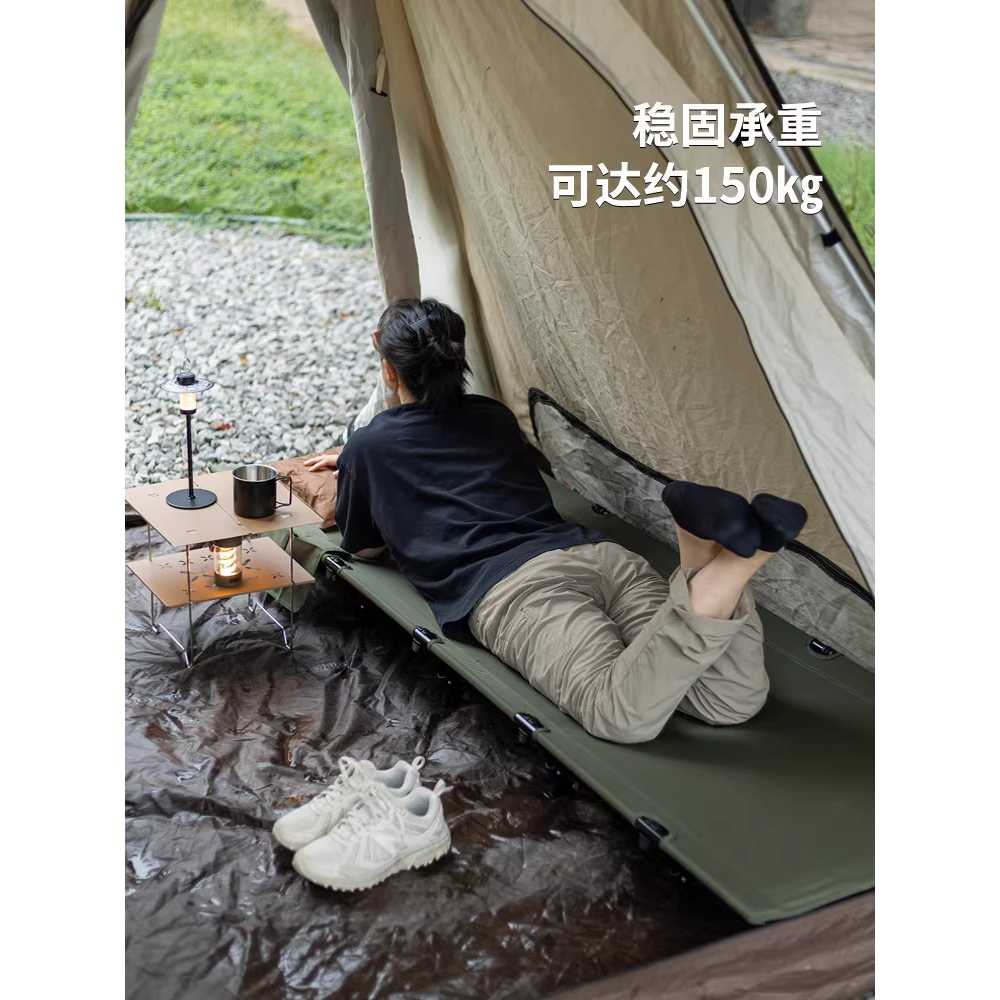 더블 야전 침대 초경량 야외용 용 사무실 캠핑 휴대용 베드 - 상세 이미지 4