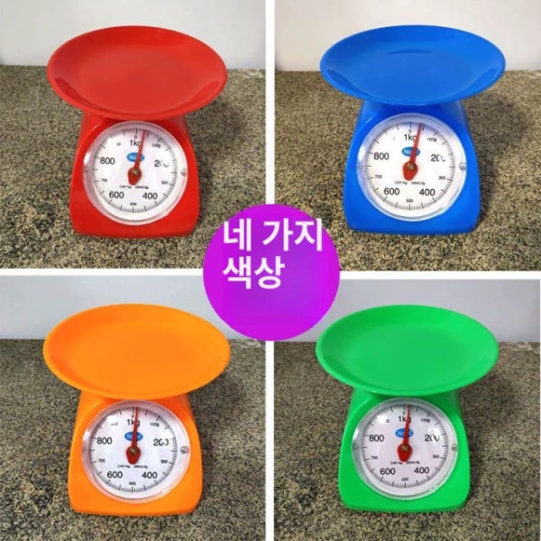 스마트 전자 가정용 저울 정밀 베이킹 커피 요리용 제빵 업소용 원형 트레이 500g 2.5g 혼합색상 원형 트레이 500g 2.5g 혼합색상 - 상세 이미지 5