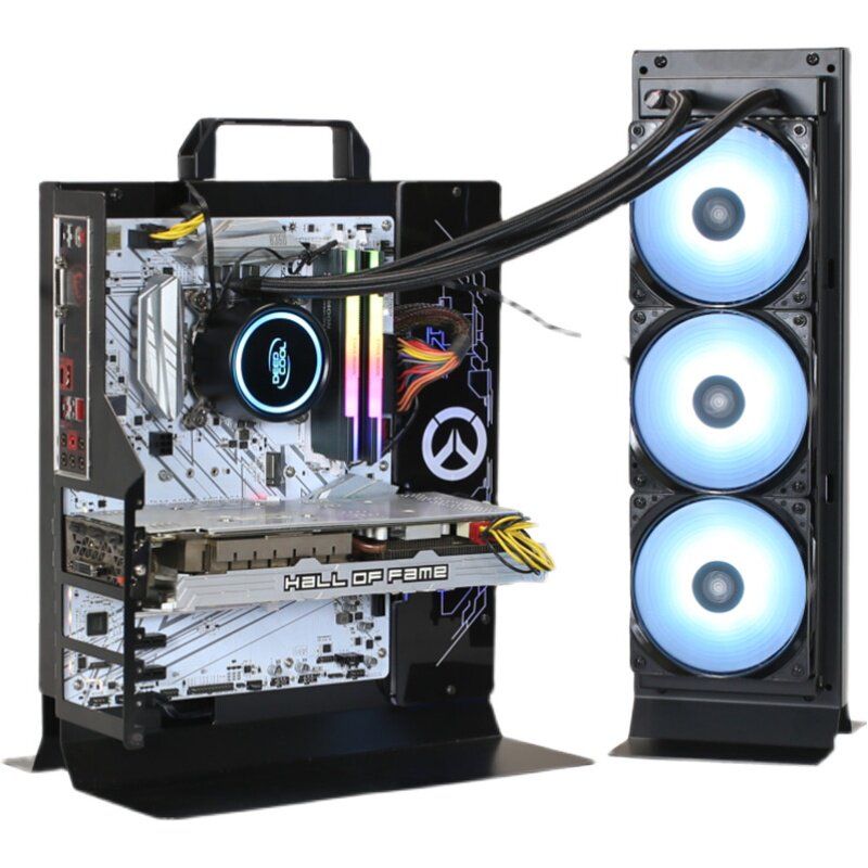pc 본체 데스크탑 케이스 조립식 본체케이스 튜닝 어항 모텔컴퓨터 PC케이스 - 상품 이미지