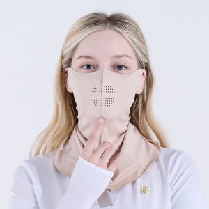 자외선차단 골프 마스크 얼굴햇빛가리개 여성 남성 안면 쿨 자전거 등산 운동러 솔직 후기 | 실사용 리뷰 - 상품 이미지 2