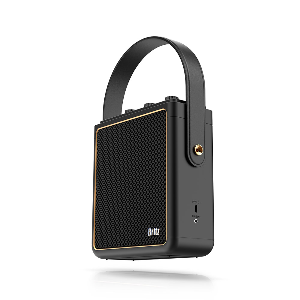 브리츠 BZ-JB8100 포터블 블루투스 스피커 25W 오브제 더시그니처 매트블랙 - 상품 이미지