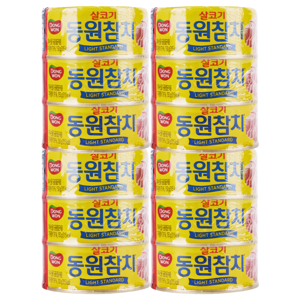동원 라이트 스탠다드 참치 150g 원터치 x12개 통조림 - 상품 이미지