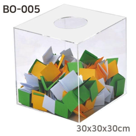 유니온 경품추첨 아크릴 응모함 대 응모권 접수함 추첨 투표함 BO-005