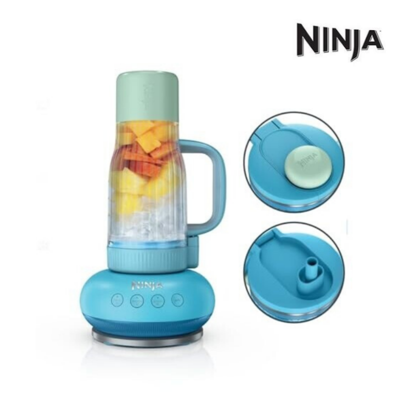 닌자 NINJA BLENDBOSS 스무디 휴대용 블렌더 블루 - 상품 이미지