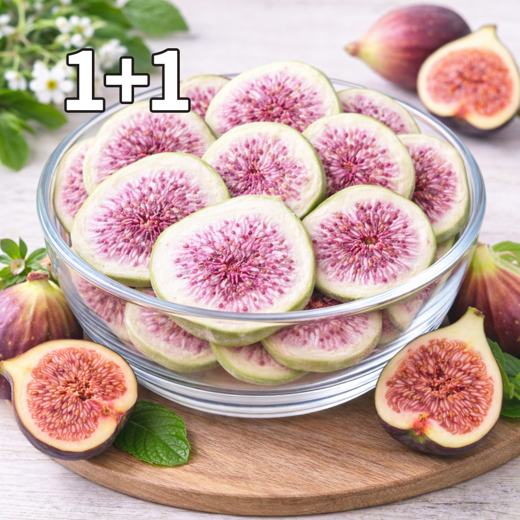 (N)  1+1 더하루 동결건조 무화과 과일 칩 무설탕 건강간식 저칼로리 아이 과자 - 상품 이미지