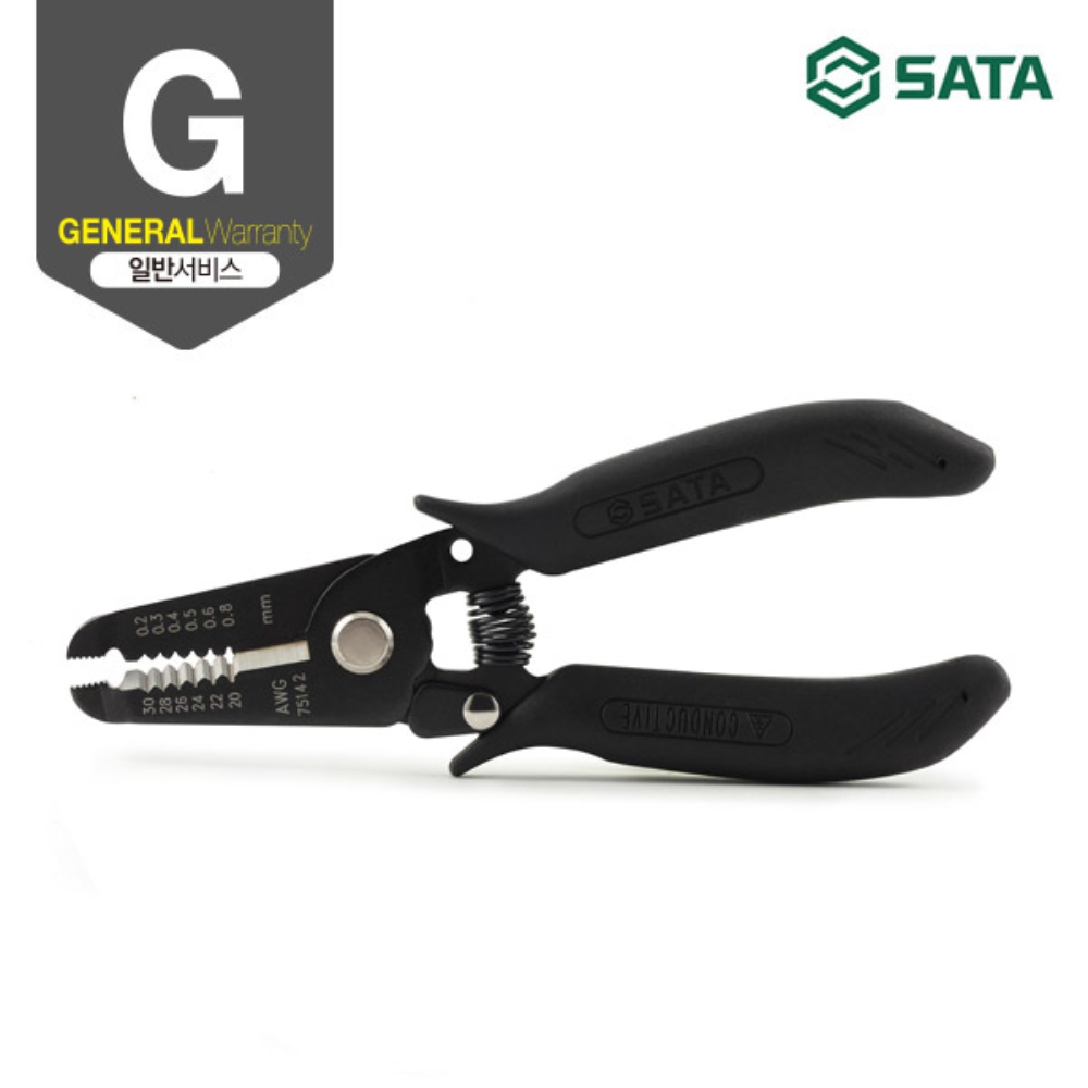 사타 SATA 정전기 방전 와이어 스트리퍼 0.8-2.6mm 75141 전선 피복탈피기 - 상세 이미지 2