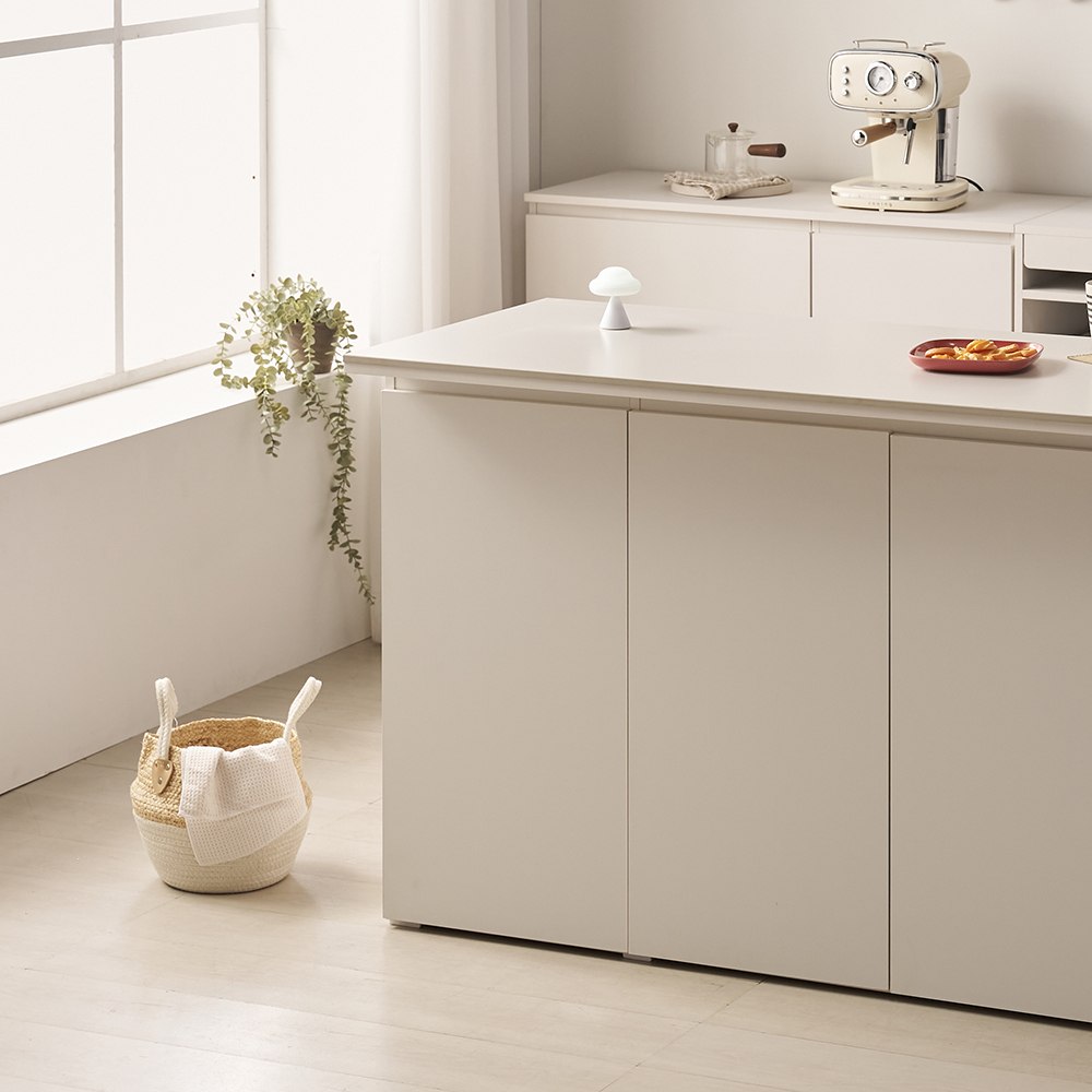 오르세 세라믹 아일랜드식탁 하이 테이블 주방 맘마존 보조 조리대 홈바 1200mm, 화이트