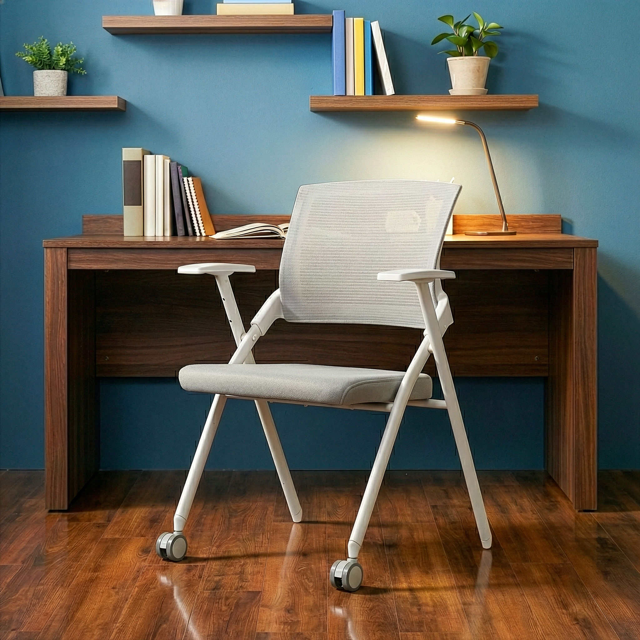 린백토리 포커스 LTY100S 학생 바퀴없는 허리 편한 공부 책상 사무실 회의실 접이식 메쉬 의자