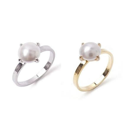 우정반지 오스트리아리아 진주 프리사이즈 반지 R037