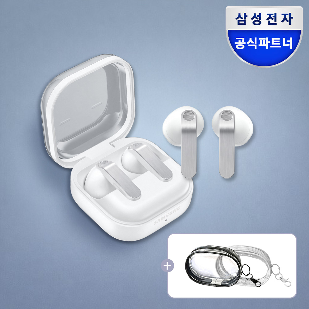 [공식] 삼성전자 갤럭시 버즈4 블루투스 이어폰 SM-R540 화이트 제품 이미지