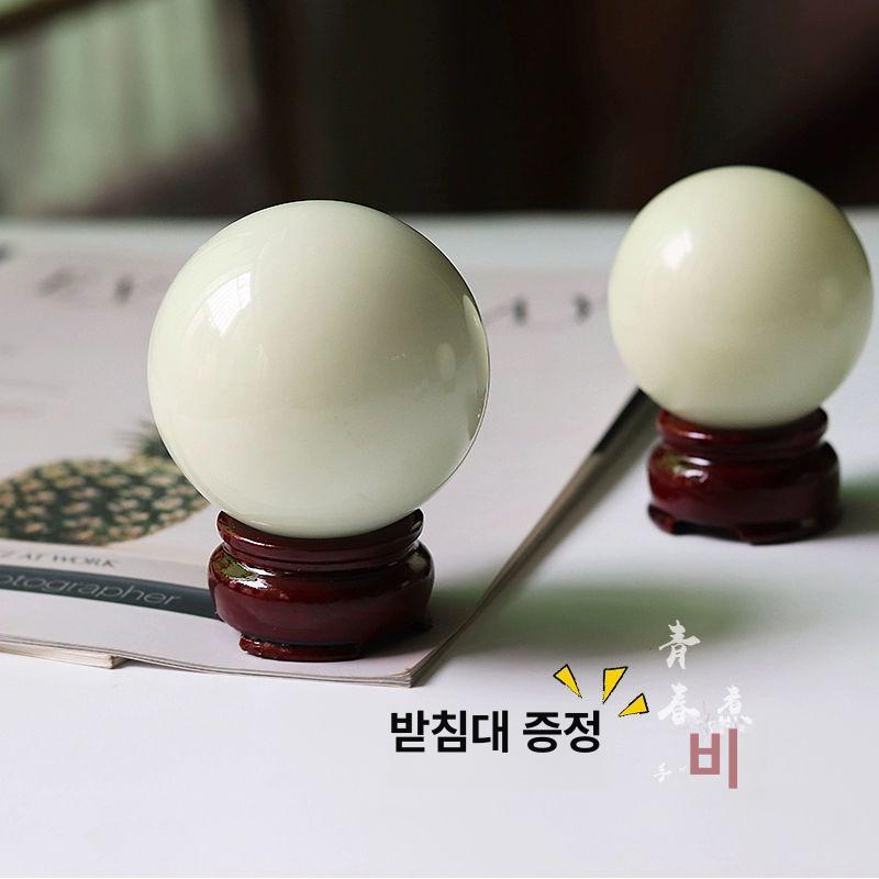 야광석 장식품 야명주 카페 소품 어항 장식용 원석 소형 레이크블루 20mm - 상세 이미지 3