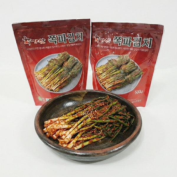 학가산김치 국내산100% 학가산 파김치 1kg, 1개 - 상품 이미지