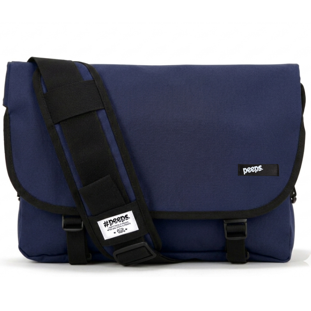 [핍스] PEEPS essential messenger bag(navy) 남자 유스메신저백 - 상품 이미지
