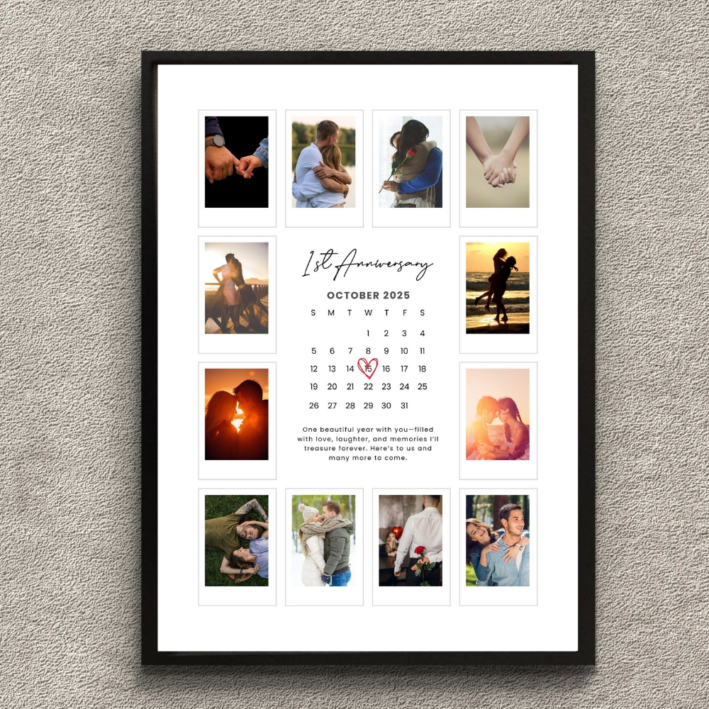 기념일 선물 액자 결혼 웨딩 커플 연인 1주년 100일 돌잔치 출산 LO1