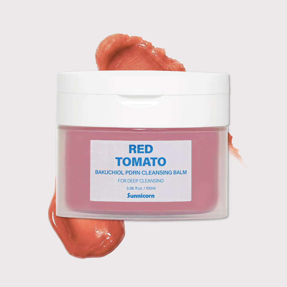 써니콘 비건 클렌징밤 바쿠치올 PDRN 레드토마토 모공 피지 메이크업 100ml, 1개 - 상품 이미지