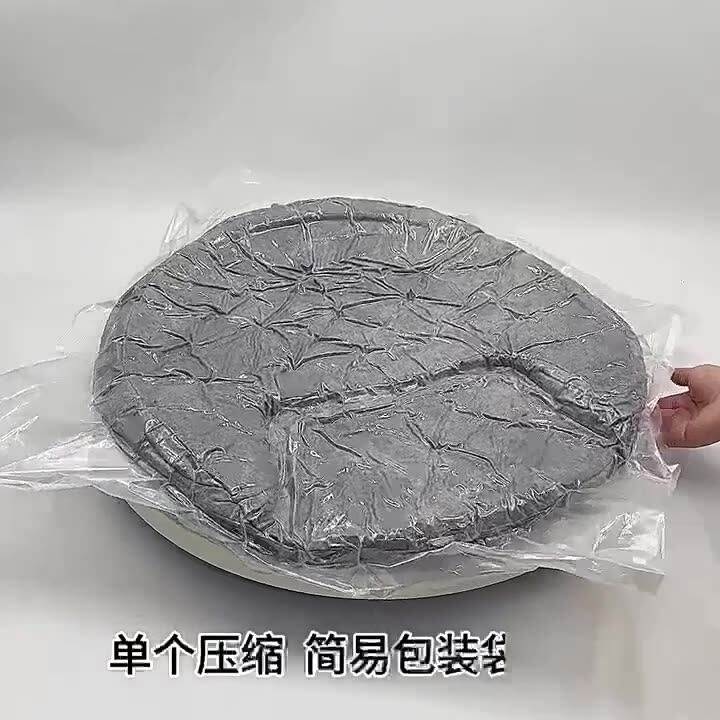 메모리폼 방석 고밀도 소재 인체공학 바닥 기도 명상 참선 커버용 좌식시트 스타리 그레이 쿠션 - 상세 이미지 3