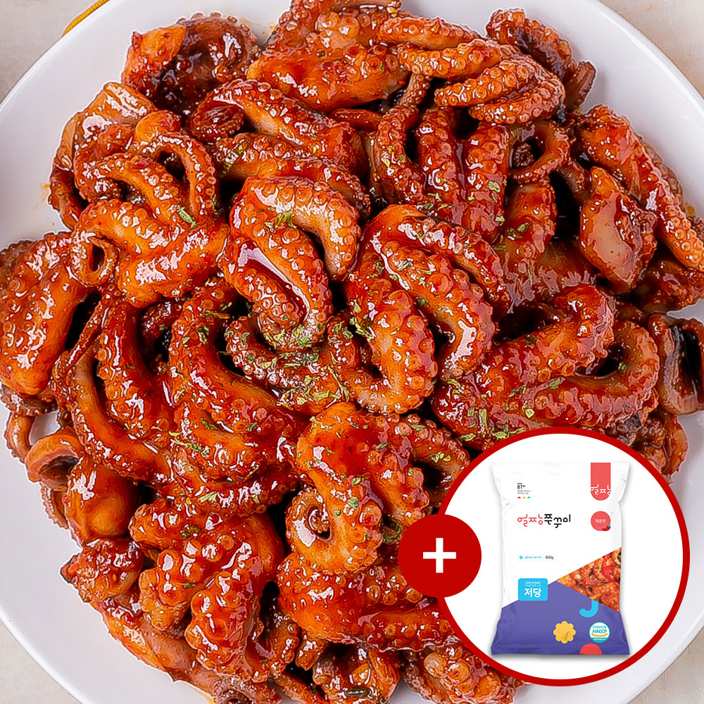 100만팩 판매 쭈꾸미볶음 500g 캠핑 요리 집들이음식 부산 얼짱쭈꾸미 주꾸미볶음