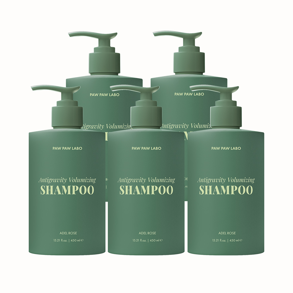 [포포라보] 포포 볼륨 탈모 샴푸 450ml, 5개 - 상품 이미지