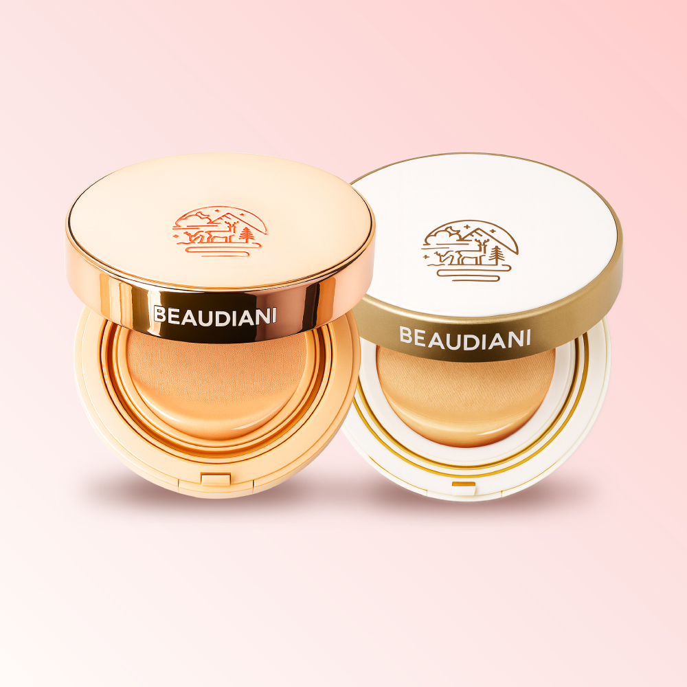 [SET] 뷰디아니 잡티커버 승무원팩트 타이트업+글로우업 쿠션 본품 각12g 2종세트 제품 이미지