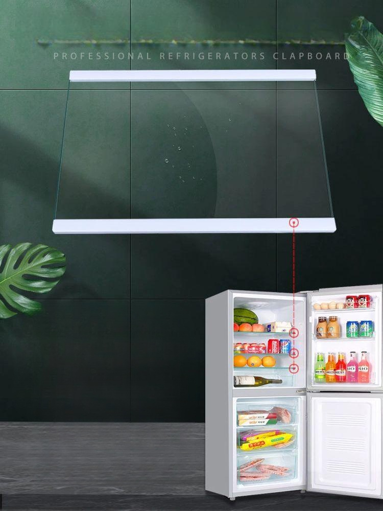글라스 가벽 강화유리 칸막이 냉장고칸막이 무접점 파티션 300 x 100mm 단면 - 상품 이미지