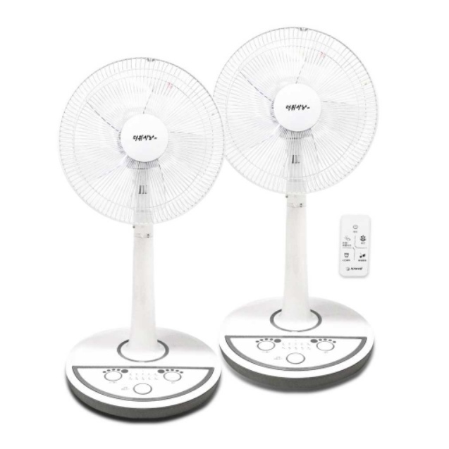 발터치선풍기 사무실 거실 침실 리모컨 가정용 스탠드선풍기 35cm - 상세 이미지 2