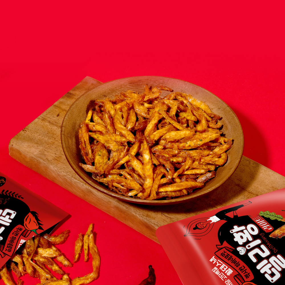 바다소리 저당 단백질 황태 과자 스낵 히트 20g (멕시칸하바네로/메이플버터) 살안찌는 매운 맥주 안주 2봉+2봉 - 상세 이미지 4