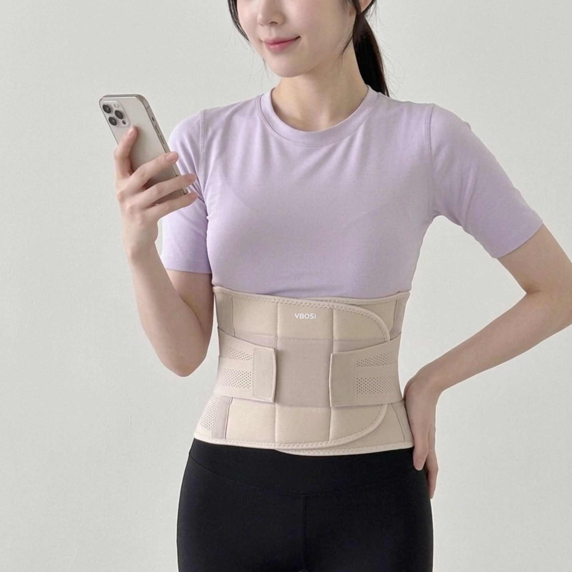 허리 보조대 갈비뼈 통증 복대 디스크 수술 후 보호대 - 상세 이미지 2