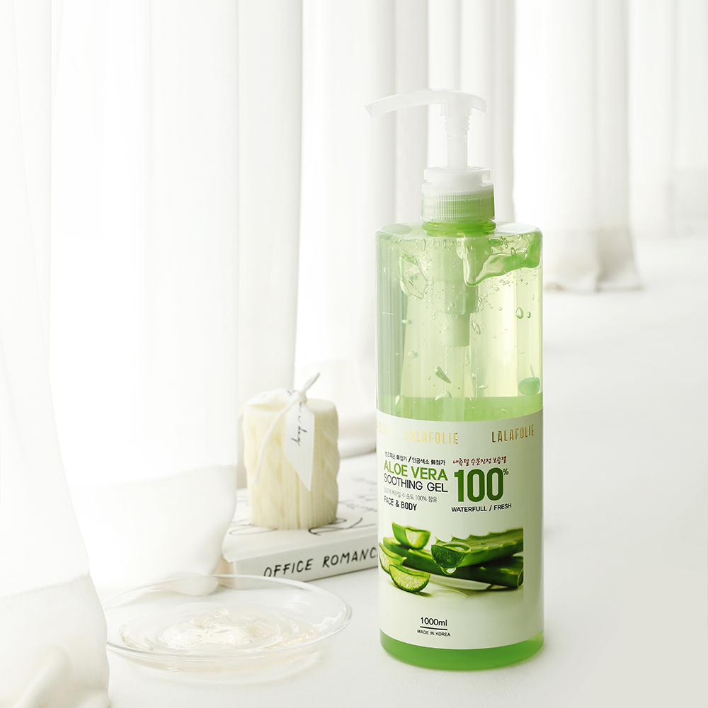 라라폴리 알로에수딩젤 대용량 알로에 베라 펌프 수딩젤 1000ml 수분 쿨링 진정 이미지 4