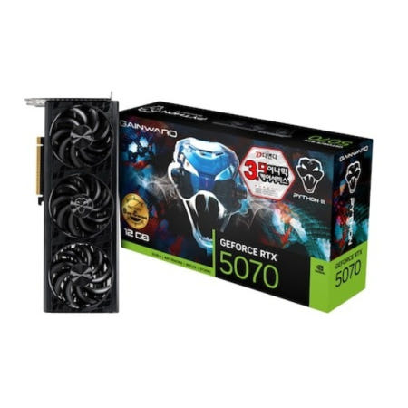 GAINWARD 지포스 RTX 5070 파이썬 III OC D7 12GB 그래픽카드