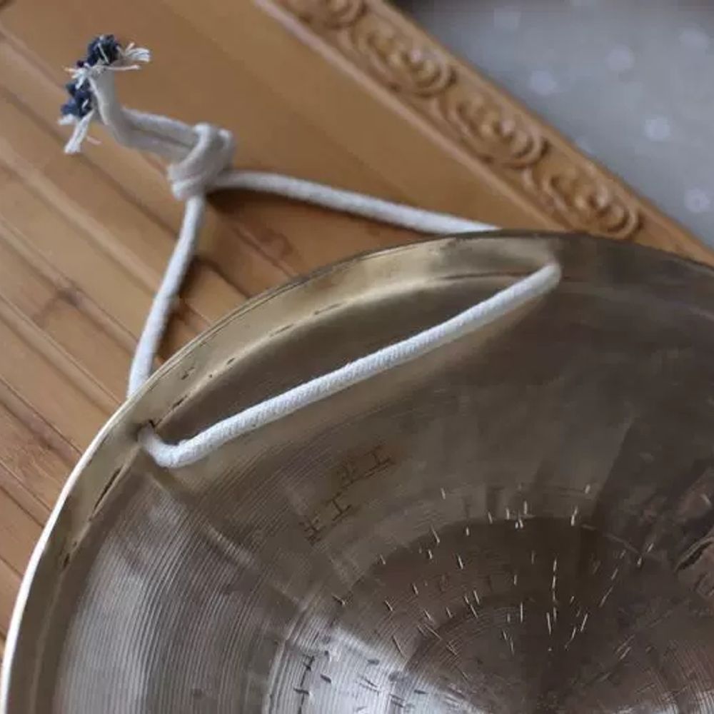 징 농악기 풍물놀이 소징 대징 전통악기 국악기 공 저호 나선 직경 36cm 무게 1.7kg - 상세 이미지 2