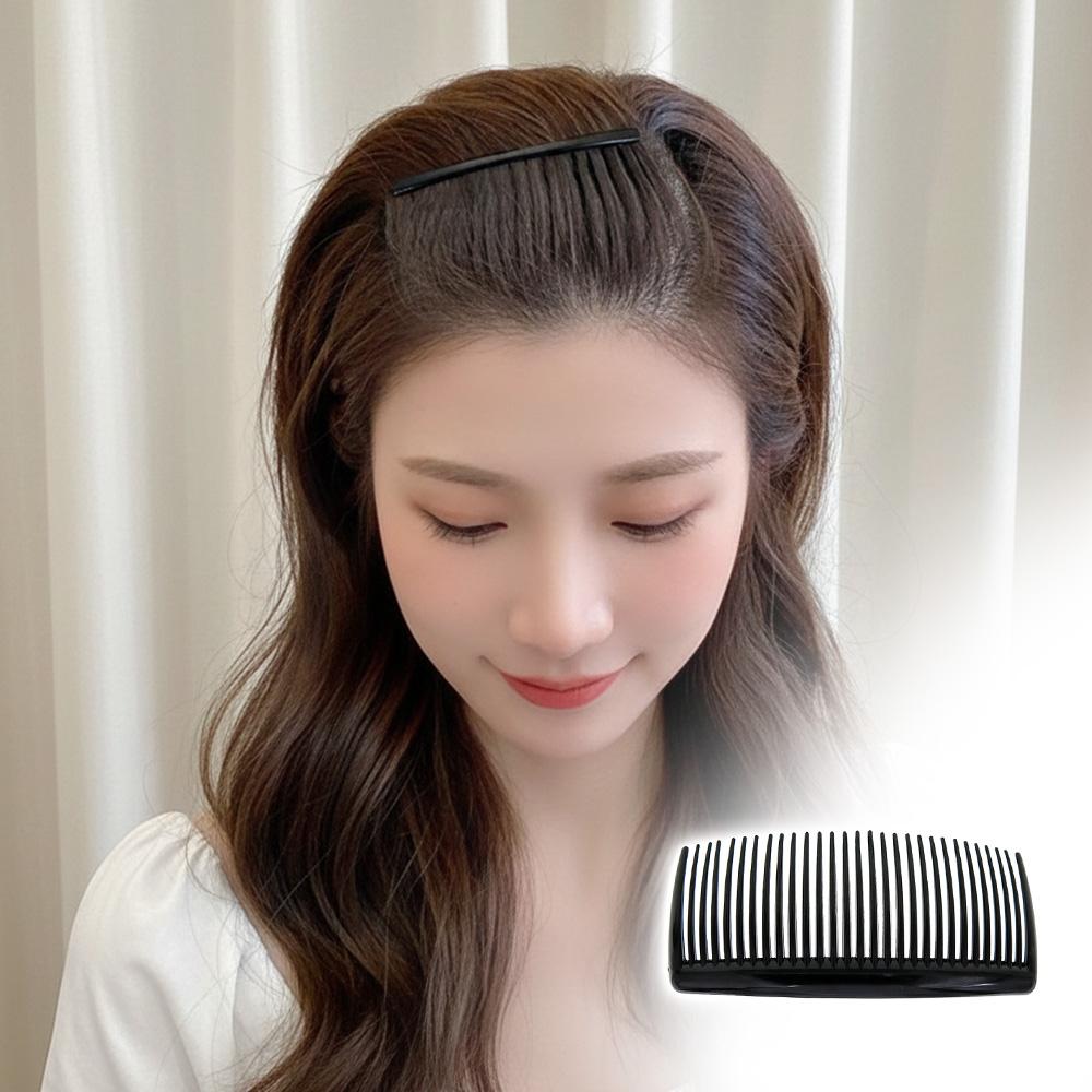 잔머리 정리 빗핀 앞머리 고정 빗살 헤어핀 곡선형 고정핀 - 상세 이미지 4